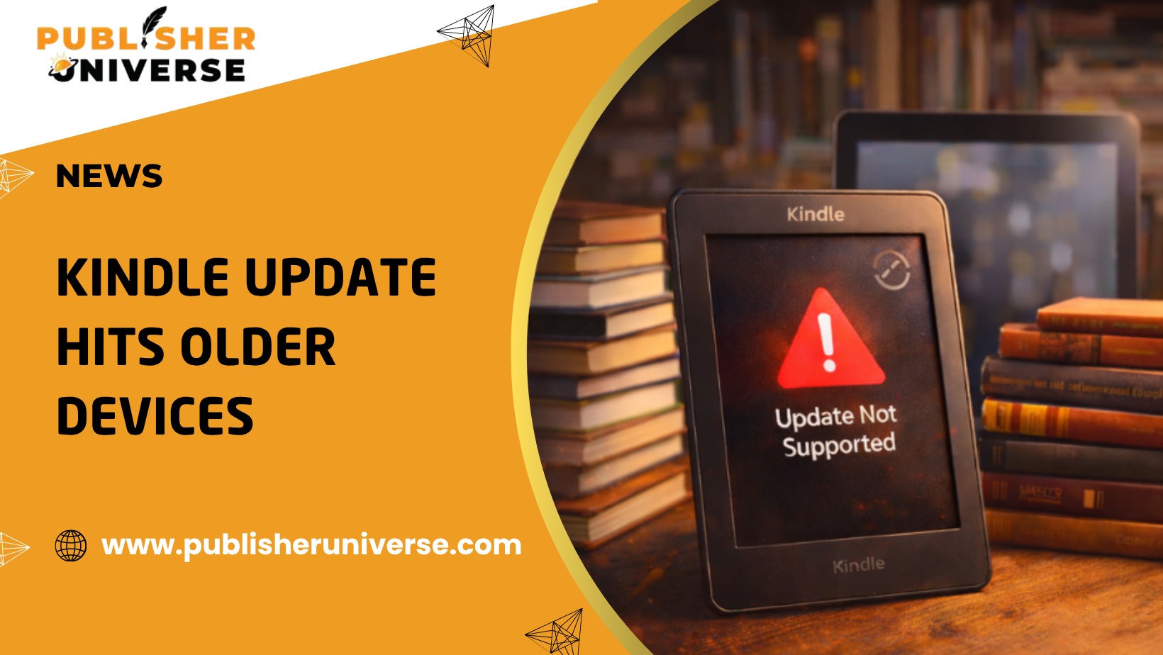 Amazon Kindle Phasing Out Older Devices in 2026, Creating Challenges for U.S. Authors