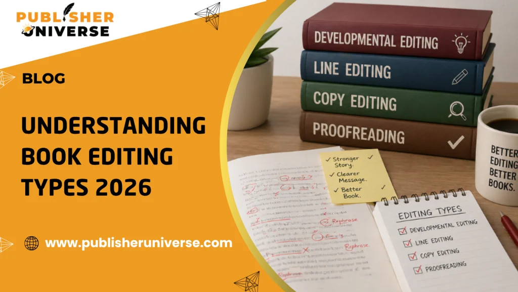 Types of Editing for Books Explained (Complete 2026 Guide)