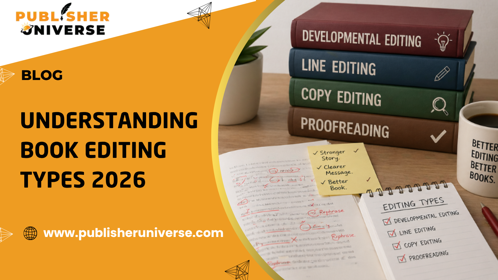 Types of Editing for Books Explained (Complete 2026 Guide)